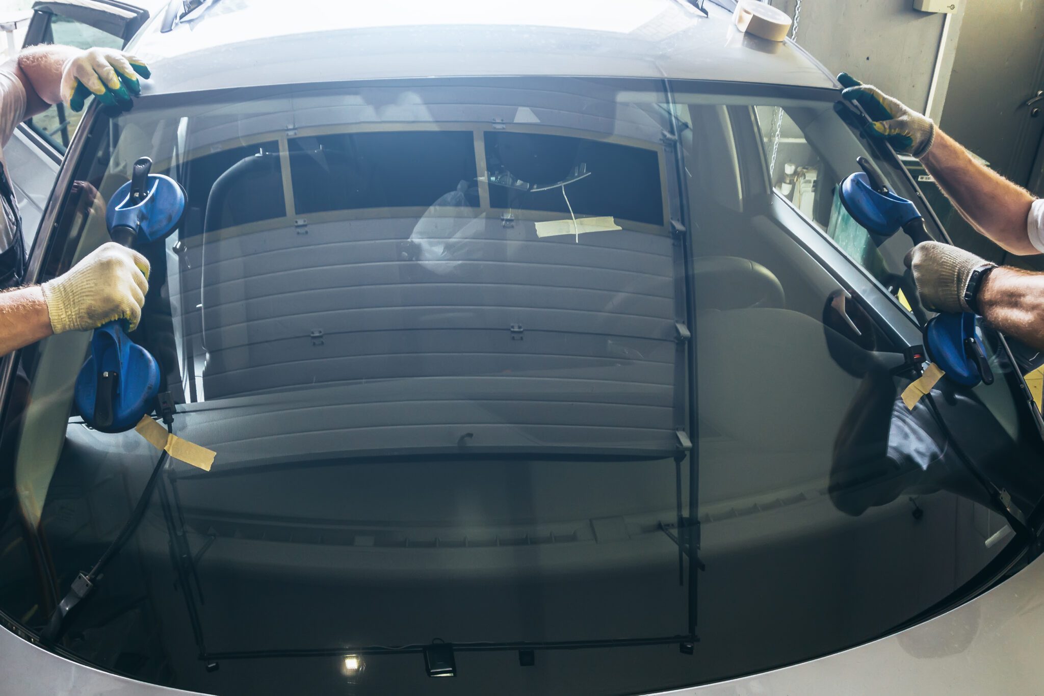 Windshield glass replacement process